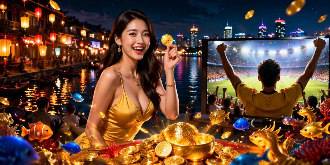 Người chơi đặt cược qua ứng dụng di động tại Sài Gòn với đèn lồng rực rỡ phía sau